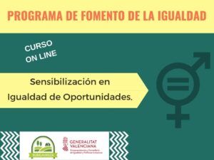2019 Imagen curso Sensibilización igualdad oport